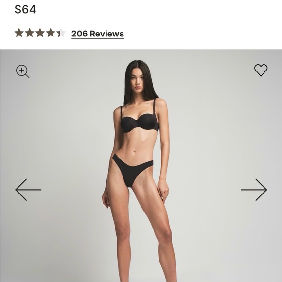 SKIMS Black Bra - Picture 3 of 5
